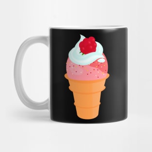 raspberry ice cream Mug